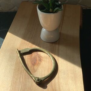 VINTAGE MILITARY PIECE | Brass Duffle Lock